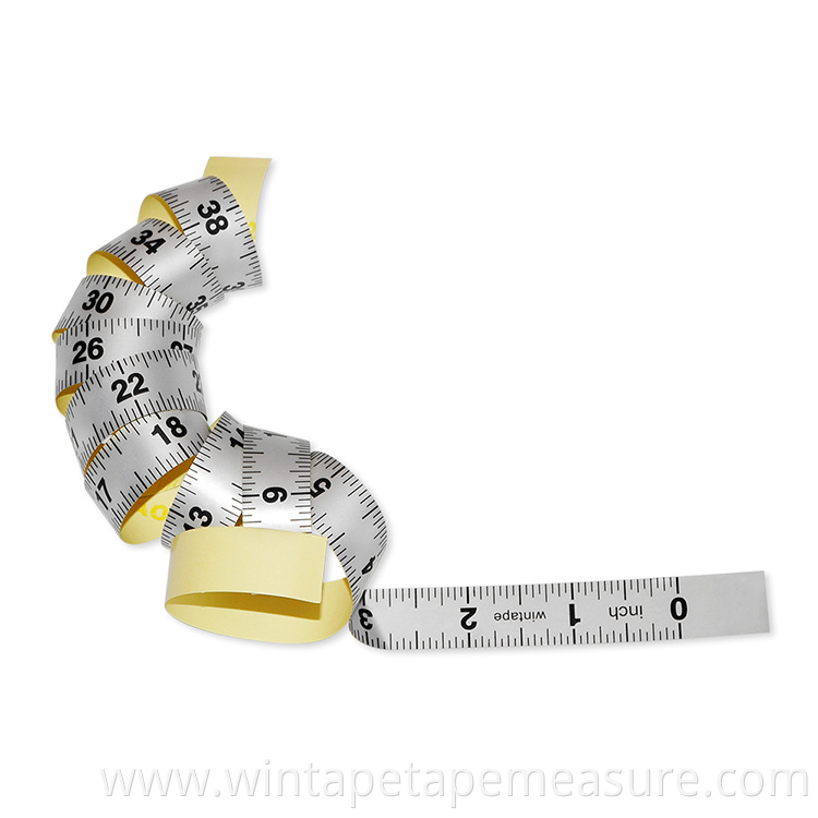 Wintape Adhesive Silver Tape Measure with Sticky Back 40inch Length